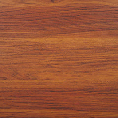 TV Stand Credenza, Solid Wood, Brown with Slatted Sliding Doors