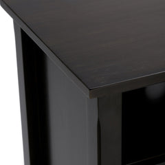 TV Stand for TVs up to 65 Inches in Hickory Brown Solid Wood