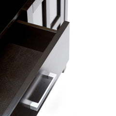 TV Stand for TVs up to 65 Inches in Hickory Brown Solid Wood