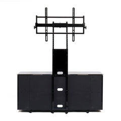 TV Stand for TVs Up to 88 in with Cable Management, Black