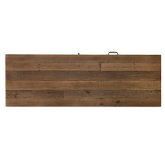 TV Stand, Reclaimed Solid Wood with Antique White Finish