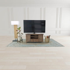 TV Stand with 3 Drawers in Sundried Solid Pine