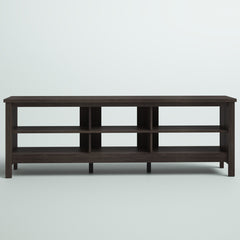TV Stand with Open Shelves and Hidden Storage for TVs Up to 75 in