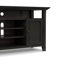 TV Stand with Solid and Manufactured Wood, Up to 60-Inch TVs