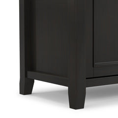 TV Stand with Solid and Manufactured Wood, Up to 60-Inch TVs