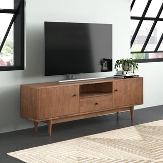 TV Stand, Wood-Grain Finish, Fits TVs Up to 78 Inches