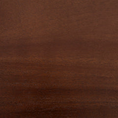 Two-Door Storage Cabinet in Walnut-Stained Wood Veneer with Tapered Legs