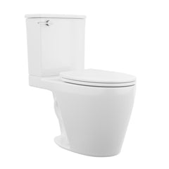 Two-Piece Elongated Toilet, Carlton Belmont, 1.28 GPF in Glossy White
