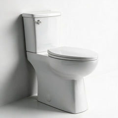 Two-Piece Elongated Toilet, Classe, Extra Tall with 1.28 GPF in Glossy White
