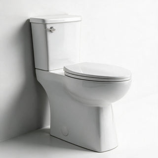 Two-Piece Elongated Toilet, Classe, Extra Tall with 1.28 GPF in Glossy White