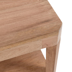 Two-Tier Coffee Table, Solid Wood in Natural
