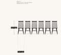 Dimensions | overall width and height, all six chairs shown -- sold as a set of six, dimensions are per chair