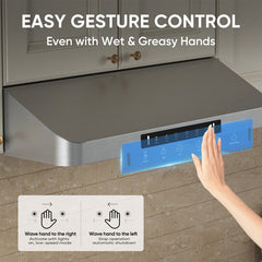 Under Cabinet Range Hood, 30 Inch, Dual Motors, 900 CFM, Stainless Steel