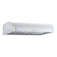 Under-Cabinet Range Hood, 30 Inches Wide in Stainless Steel