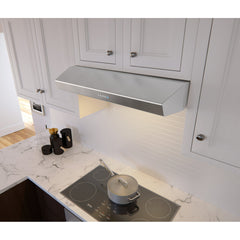 Under Cabinet Range Hood, Breeze II, 30 In., 400 CFM, Stainless Steel