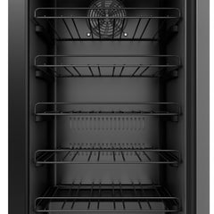 Under-Counter Beverage Refrigerator, 15 In., 3 Cu. Ft., Glass Door, Stainless Steel