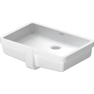 Undermount Bathroom Sink, Vero, Rectangular, Ceramic, White