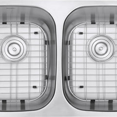 Undermount Kitchen Sink, 50/50 Double Bowl, 16 Gauge Stainless Steel