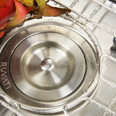 Undermount Kitchen Sink, 50/50 Double Bowl, 16 Gauge Stainless Steel