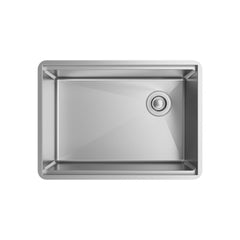Undermount Kitchen Sink, Crosstown, Single Bowl, 16-Gauge Stainless Steel