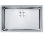 Undermount Kitchen Sink, Cube, Single Bowl in Pearl Stainless Steel