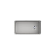 Undermount Kitchen Sink, Gunnison, Single Bowl, 33.5 In., Gray