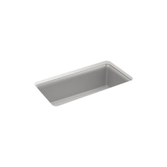 Undermount Kitchen Sink, Gunnison, Single Bowl, 33.5 In., Gray