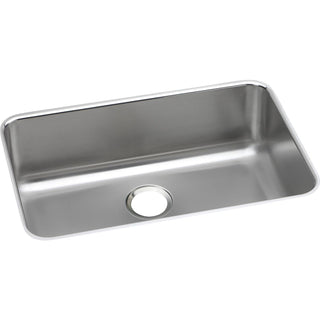 Undermount Kitchen Sink, Lustertone, 26.5 x 18.5 In, Satin Stainless Steel