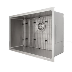 Undermount Kitchen Sink, Meribel, Single Bowl, Stainless Steel, 30 In.