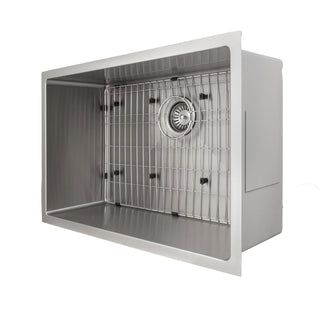 Undermount Kitchen Sink, Meribel, Single Bowl, Stainless Steel, 30 In.