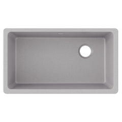 Undermount Kitchen Sink, Quartz Classic, Single Bowl, Gray