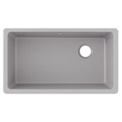 Undermount Kitchen Sink, Quartz Classic, Single Bowl, Gray