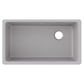 Undermount Kitchen Sink, Quartz Classic, Single Bowl, Gray