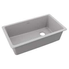 Undermount Kitchen Sink, Quartz Classic, Single Bowl, Gray