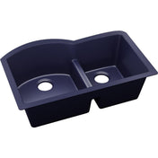 Undermount Kitchen Sink, Quartz Luxe, Double Basin, 33 Inch, Jubilee