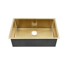 Undermount Kitchen Sink, Rivage, Single Basin in Gold