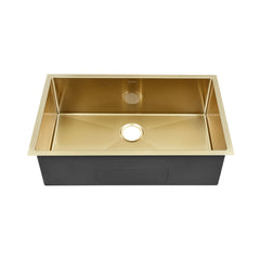 Undermount Kitchen Sink, Rivage, Single Basin in Gold