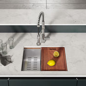 Undermount Kitchen Sink, Rivage, Single Basin in Stainless Steel