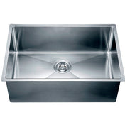 Undermount Kitchen Sink, Single Bowl, 304 Stainless Steel, Satin