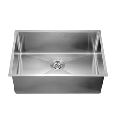 Undermount Kitchen Sink, Single Bowl, 304 Stainless Steel, Satin