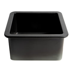 Undermount Kitchen Sink, Single Bowl, Fireclay, 18 Inch