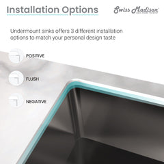 Undermount Kitchen Sink, Tourner, Single Basin in Black Stainless Steel