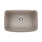 Undermount Kitchen Sink, Valea, Single Bowl, Granite Composite, 27 Inch, Truffle