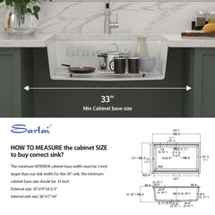 Undermount Kitchen Sink Workstation, Single Bowl, Granite Composite, 30 In., White