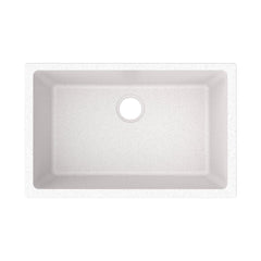 Undermount Sink, Quartz Classic, Single Bowl, Quartz, White