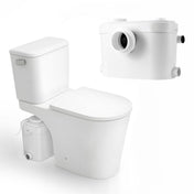 Upflush Macerating Toilet System, Nesso, Full Kit in White