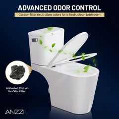 Upflush Macerating Toilet System, Nesso, Full Kit in White