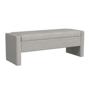 Upholstered Bedroom Storage Bench with Flip-Top Storage