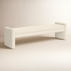 Upholstered Bench, 70 in W x 19 in H x 18 in D