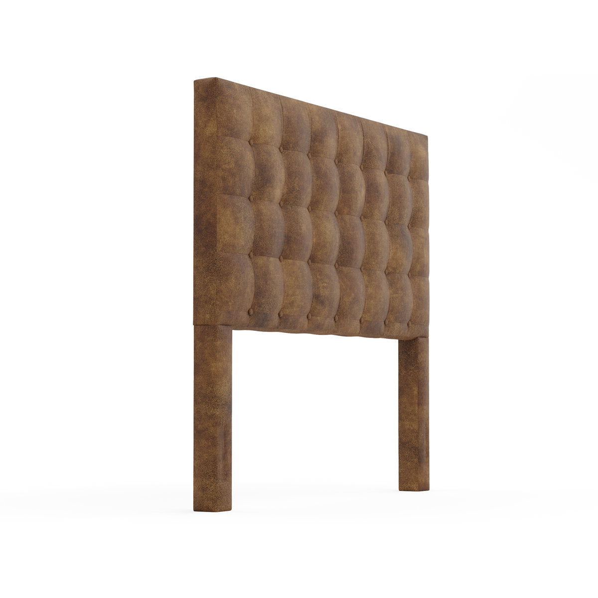 Upholstered Panel Headboard, Queen, Brown